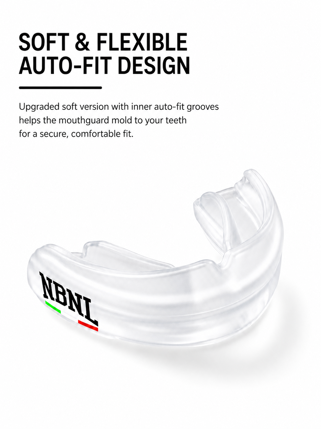 NO BOXING NO LIFE Soft-Fit Boxing Mouthguard