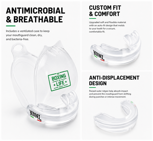NO BOXING NO LIFE Soft-Fit Boxing Mouthguard